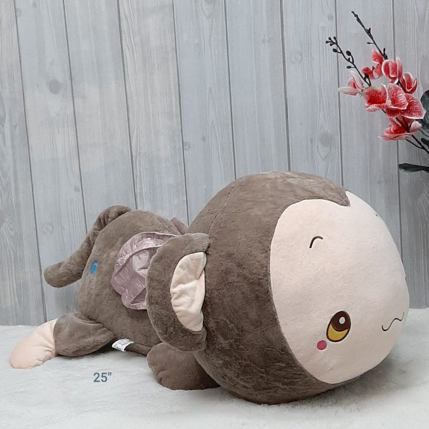 Boneka Monkey pita 65cm/25''/boneka animal /boneka monyet/boneka kado ultah