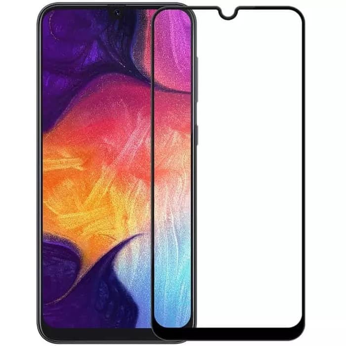 Samsung M30s / M21 Tempered Glass 5D Full Cover Full Lem