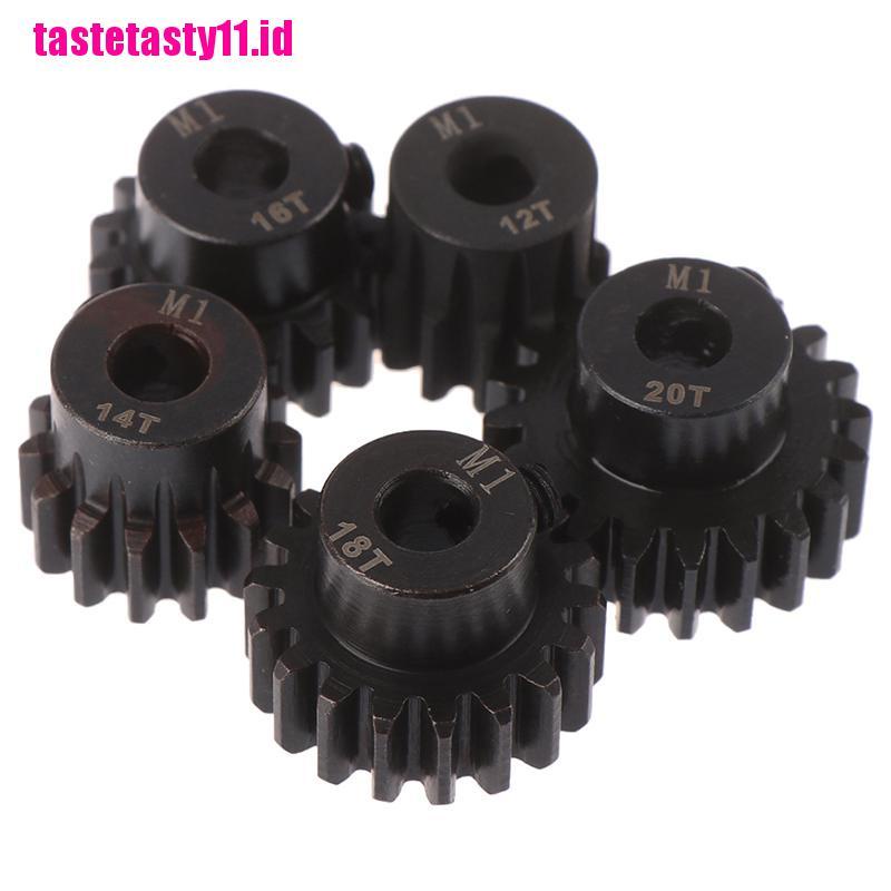 Motor Brushless Gear M1 12T 14T 16T 18T 20T Shaft Steel Pinion Untuk 1 / 8