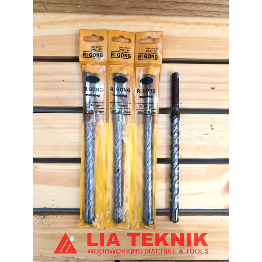 Mata Bor Beton SDS+ 14x210 mm (+), Mansory Drill Bit, Rigong (Reject)