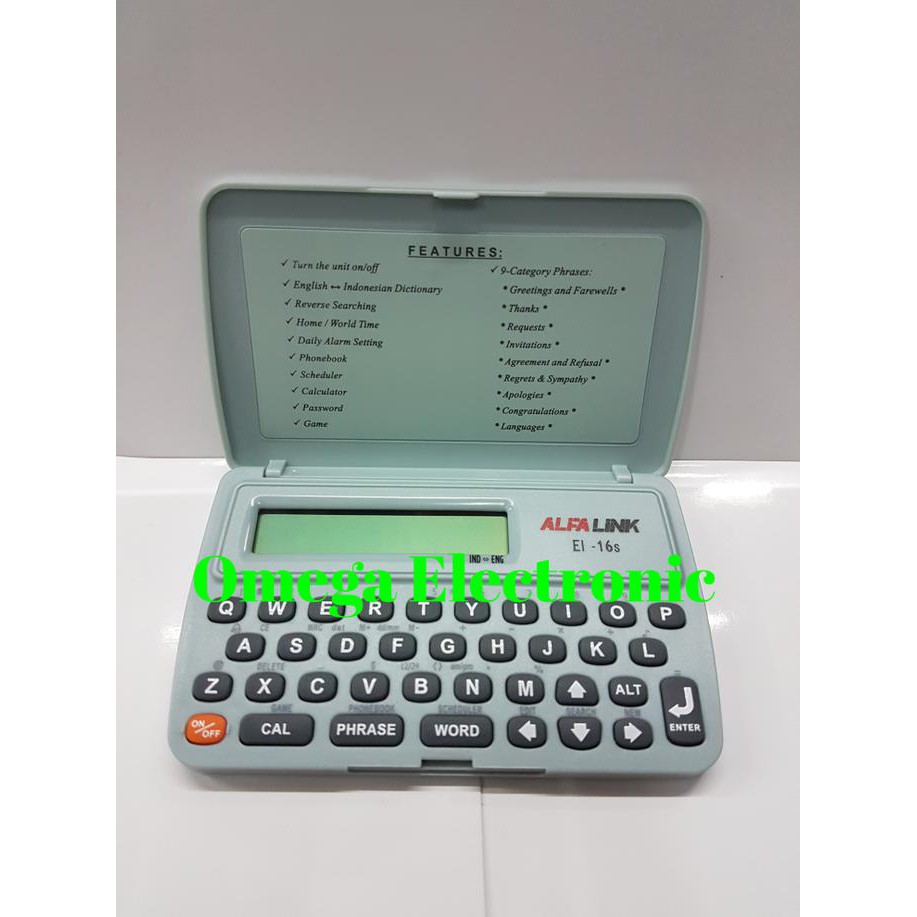 IHOT SALEl Alfalink EI 16 S - Kamus Elektronik ICLQl
