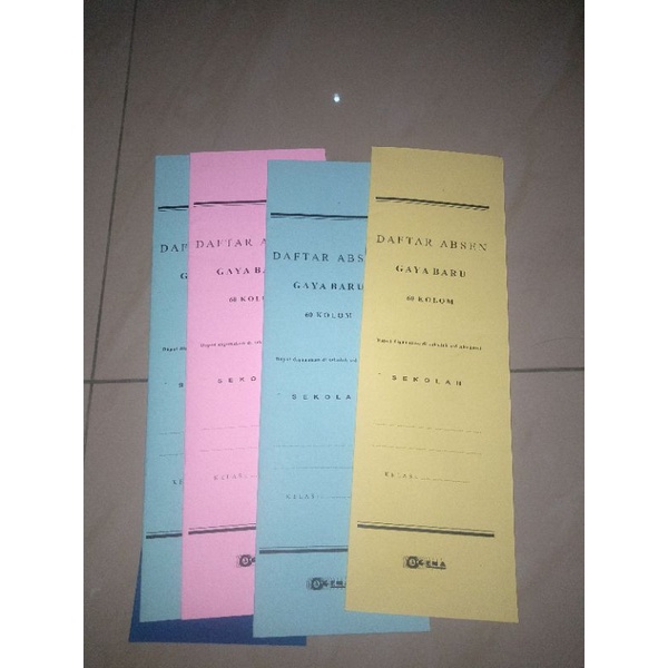 

buku daftar absen