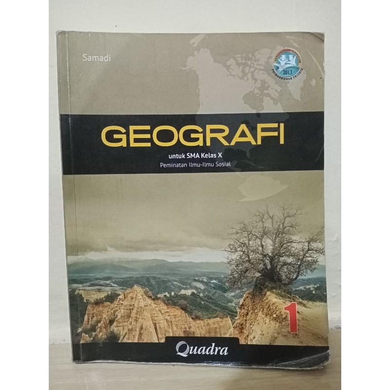 BUKU GEOGRAFI 1 SMA QUADRA MURAH