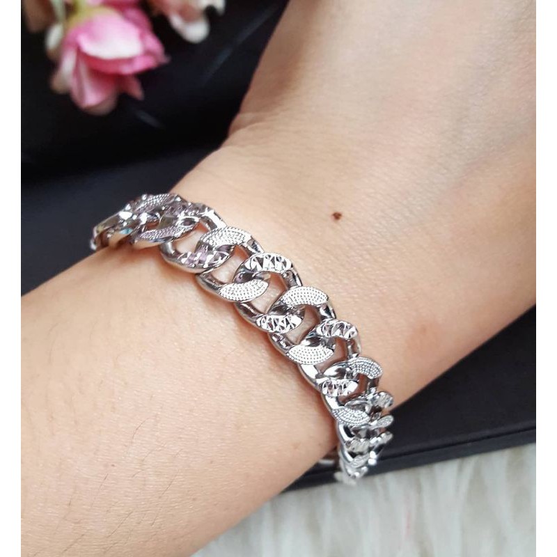 Gelang Titanium sisik naga Model Cantik dan Fashionanable Gelang Rantai blink SNS