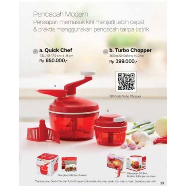 Quick chef tupperware