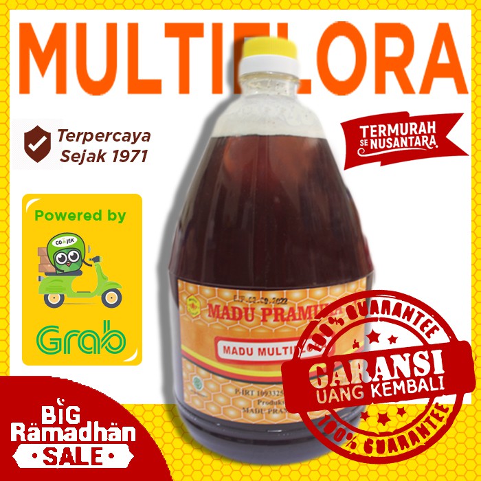 

Madu Pramuka Multiflora 2000 ml (2 Liter) - MMD1615