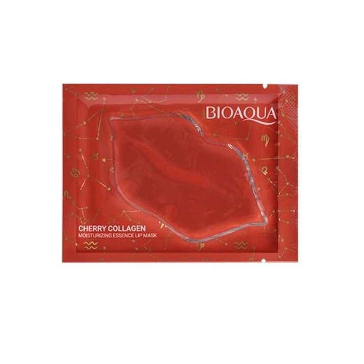 [1Pcs] Bioaqua Masker Pemerah &amp; Pelembab Bibir Cherry Collagen Moisturizing Lip Mask - 6 GRAM BPOM