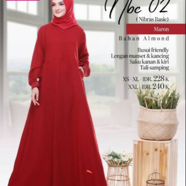 NIBRAS NBc 02 - MAROON