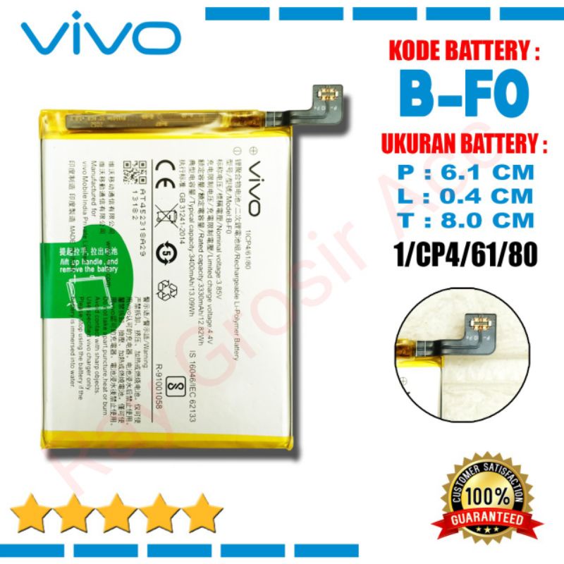 Baterai Original Vivo V11 Pro 1804 B-F0 BF0