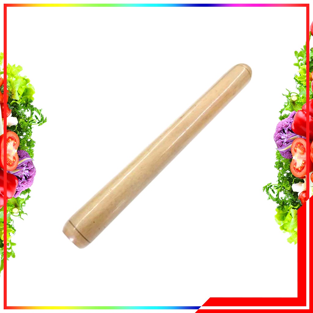 Rolling Pin Kayu 30 cm / Rolling Pin Kue Gulung Adonan / Rolpin / Roll Pin Perata Adonan