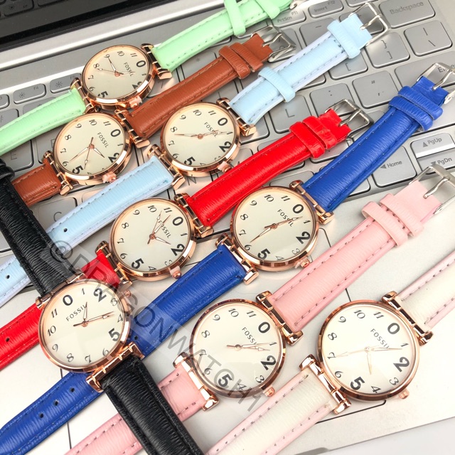 ［Ready Stock］Jam tangan wanita gaya Korea fashion kulit cewek S1101