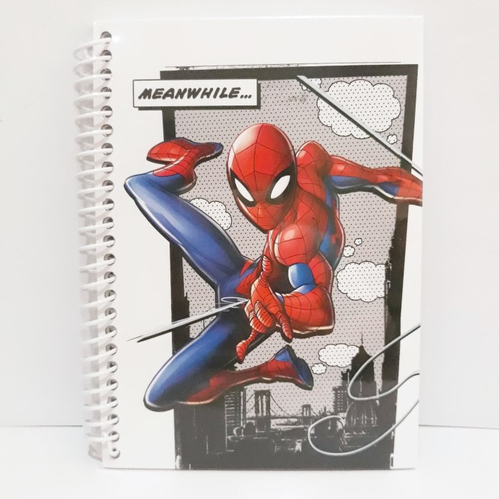 

Lucu Limited Marvel X Miniso Wirebound Book / Buku Tulis Ring Spider Man Hot Sale