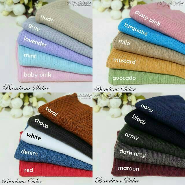 INNER BANDANA RAJUT SALUR HIGH QUALITY