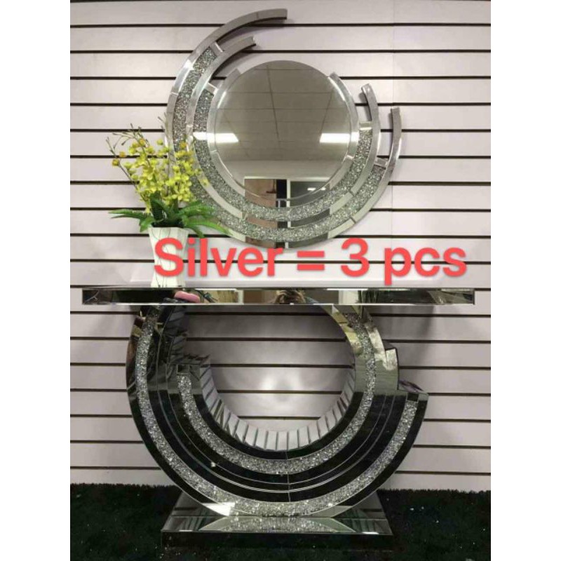 Cermin Dinding Ruang Tamu Silver