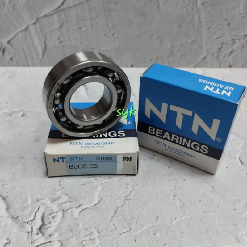 BEARING 6205 C3 NTN TANPA TUTUP