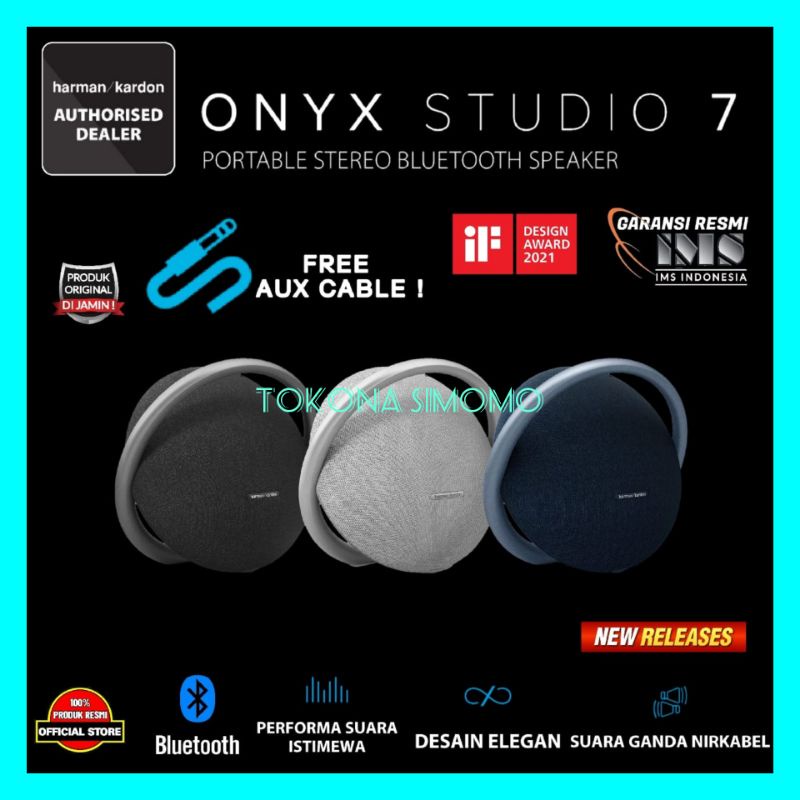 Harman Kardon Onyx Studio 7 Portable Bluetooth Speaker Original IMS