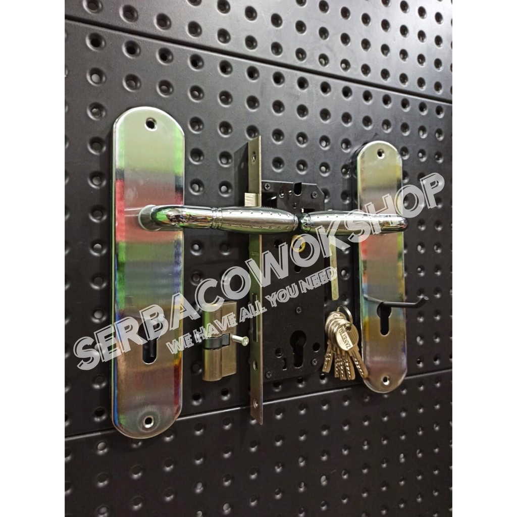 Kunci Pintu / Handle / Gagang Pintu Besar 5 Anak Kunci Model Oval Termurah Berkualitas