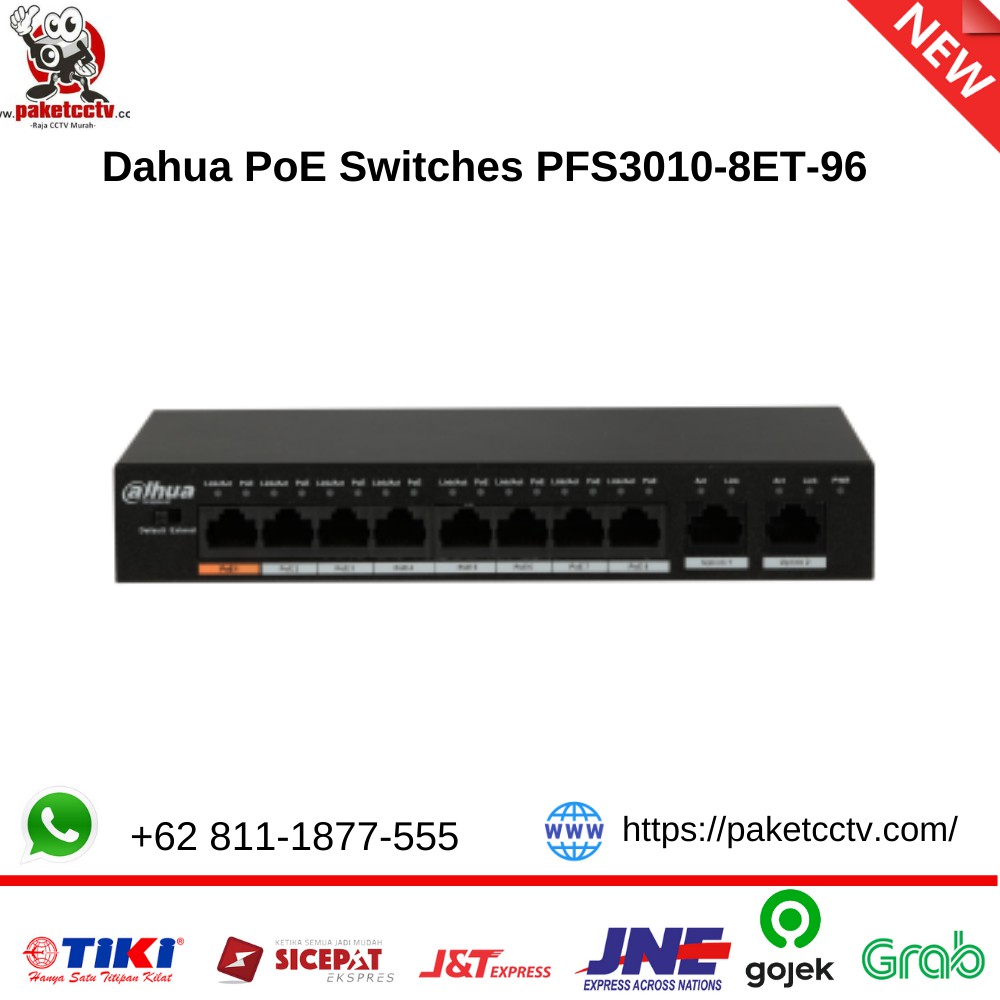 Dahua PoE Switches PFS3010-8ET-96