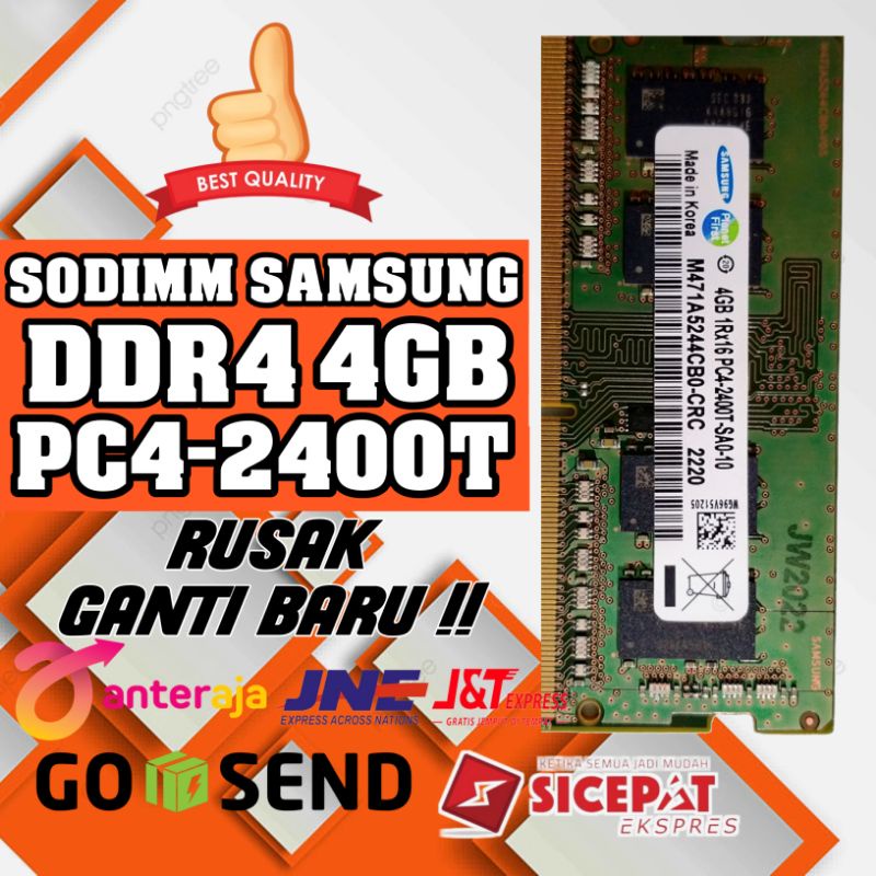 RAM LAPTOP SAMSUNG 4GB DDR4 PC4-2400T SODIMM