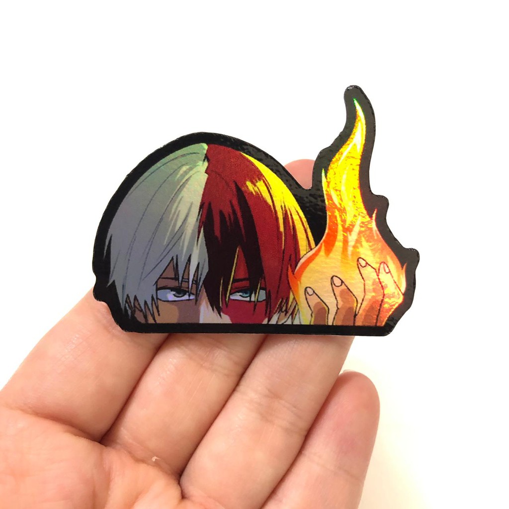 

Sticker Hologram Anime - PSH91 - Hero Academia -Todoroki