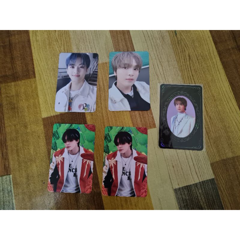 photocard pc ar selca/clip jewel hot sauce mark, haechan, jeno, yb haechan