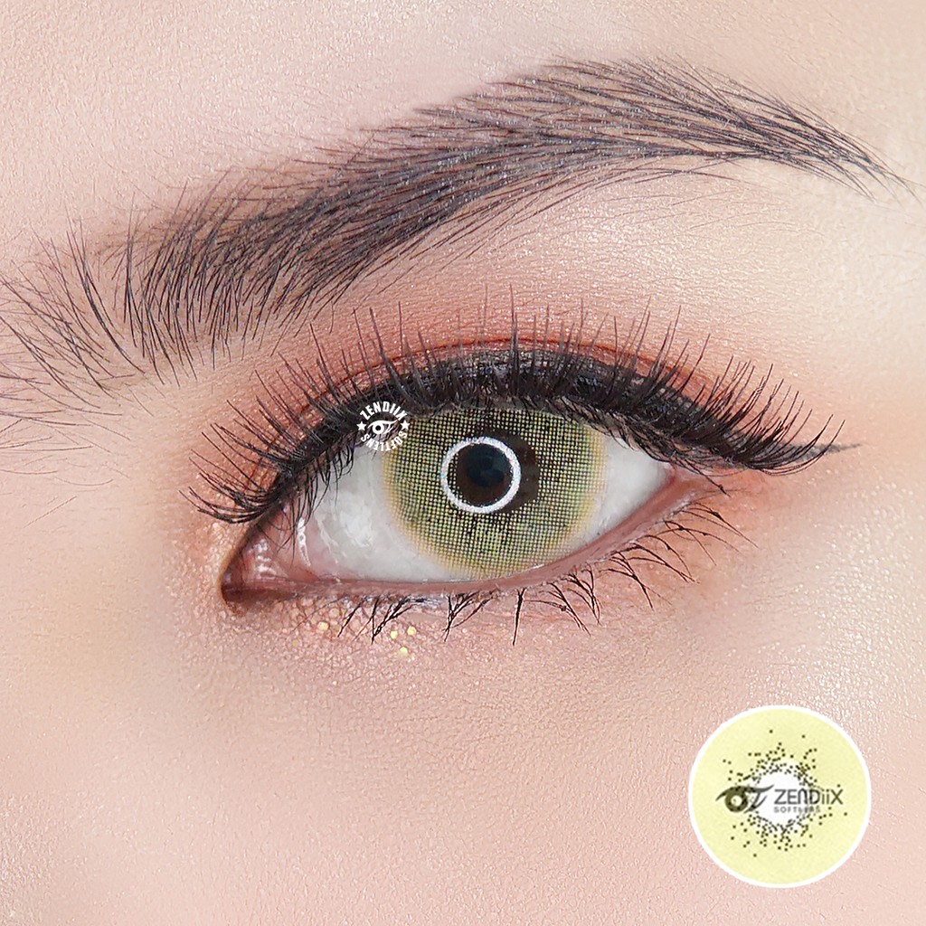 Softlens NEW MORE DUBAI Warna HONEY BROWN Normal Minus