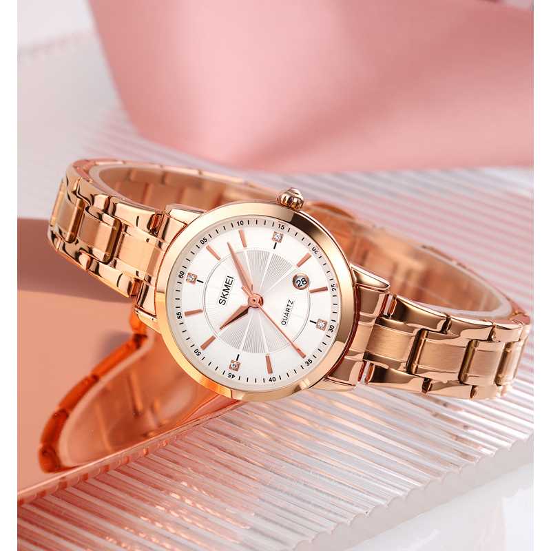 ARS - SKMEI Jam Tangan Analog Wanita Strap Stainless Steel - 1819