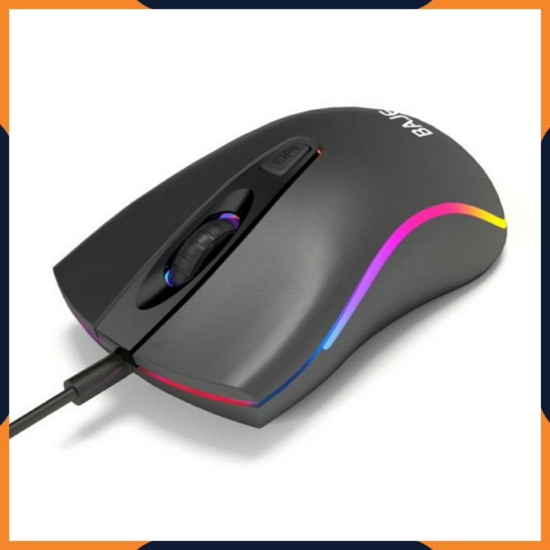 [COD] MOUSE GAMING BAJEAL D1 RGB 4 TOMBOL BUTTON LED 3 DPI / MOUSE KABEL GAMING / MOUSEPAD GAMING MURAH