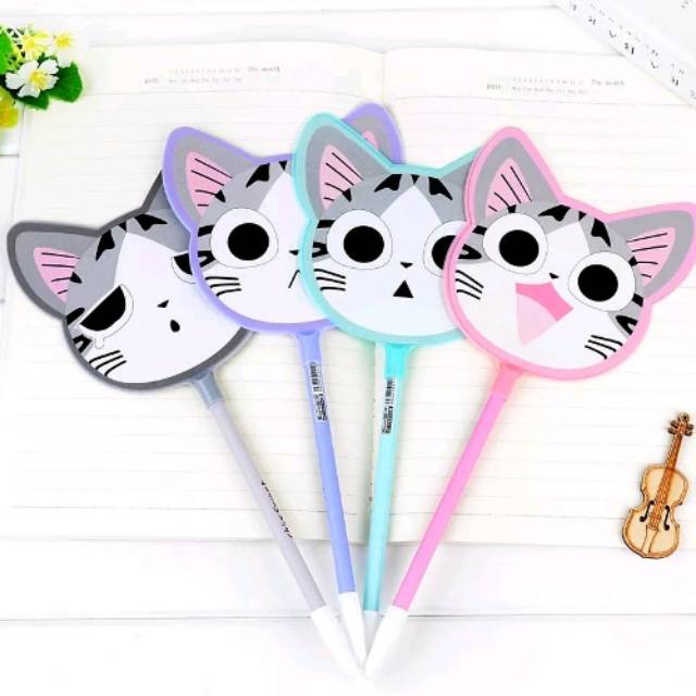 

Pulpen Kipas Chi The Cat Gel Pen Lucu Unik