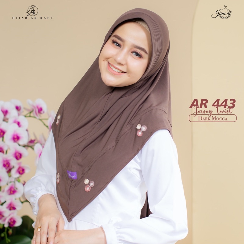 TERLARIS ✅ AR 443 hijab ar rafi original hijab instan bergo arrafi | INAYAHHIJAB-Darkmocc
