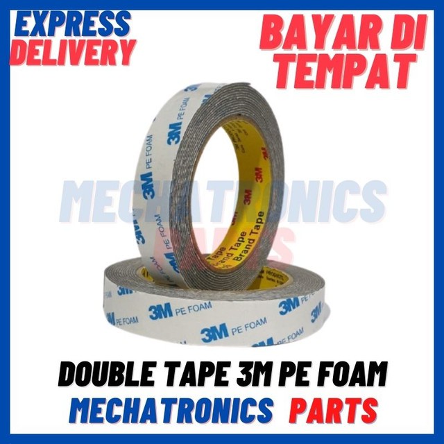 DOUBLE TAPE 3M PE FOAM Lebar 22mm x Panjang 4.5 Meter