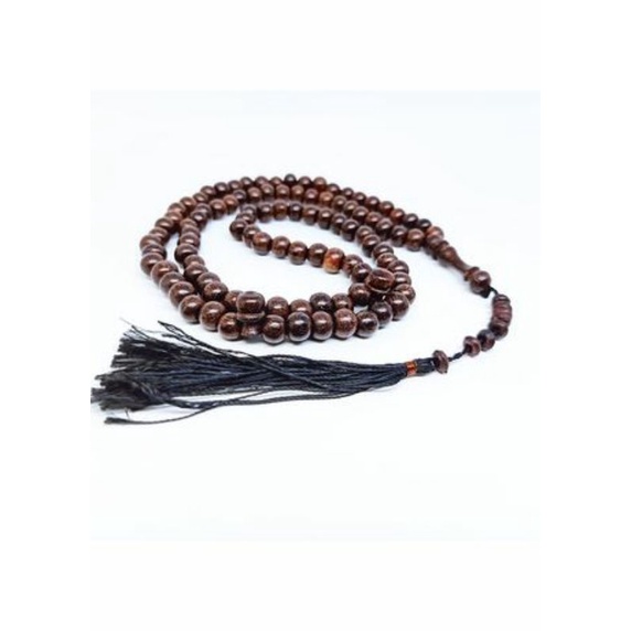 Tasbih Asli kayu Galih asem 99 butir/tasbih bertuah