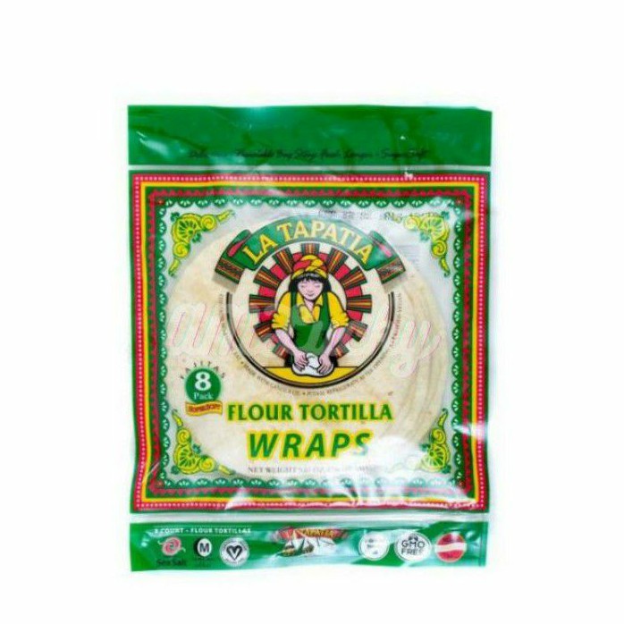 

La Tapatia Flour Tortilla Wraps 256gr
