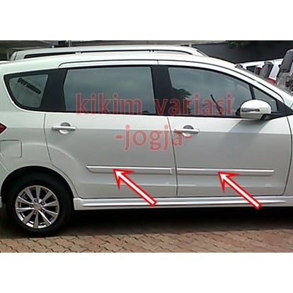 Side Body Moulding Ertiga Sewarna Body | Gratis Pemasangan