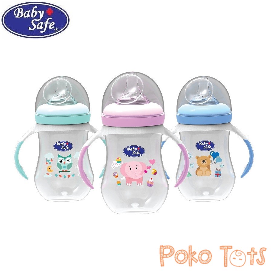 Baby Safe 3 Stage Feeding System Bottle 250ml/8oz Botol Susu Bayi 3 Tahapan Usia 0-6 m+