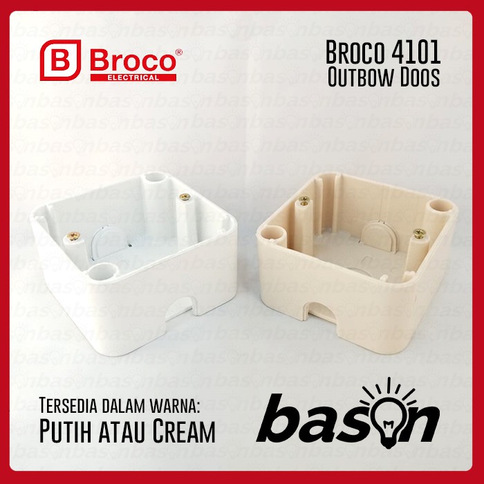 BROCO 4101 Outbow Doos - Single surface mounted box