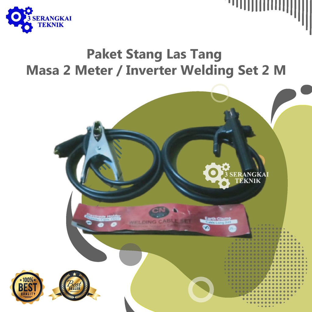 Paket Stang Las Tang Masa 2 Meter / Inverter Welding Set 2 M