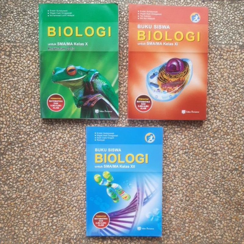 buku Siswa Biologi Sma Kelas 10.11.12 Revisi Kurikulum 13.Intan P Original New