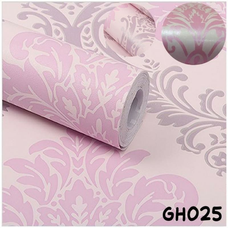 WALLPAPER STICKER GH025 PINK SILVER