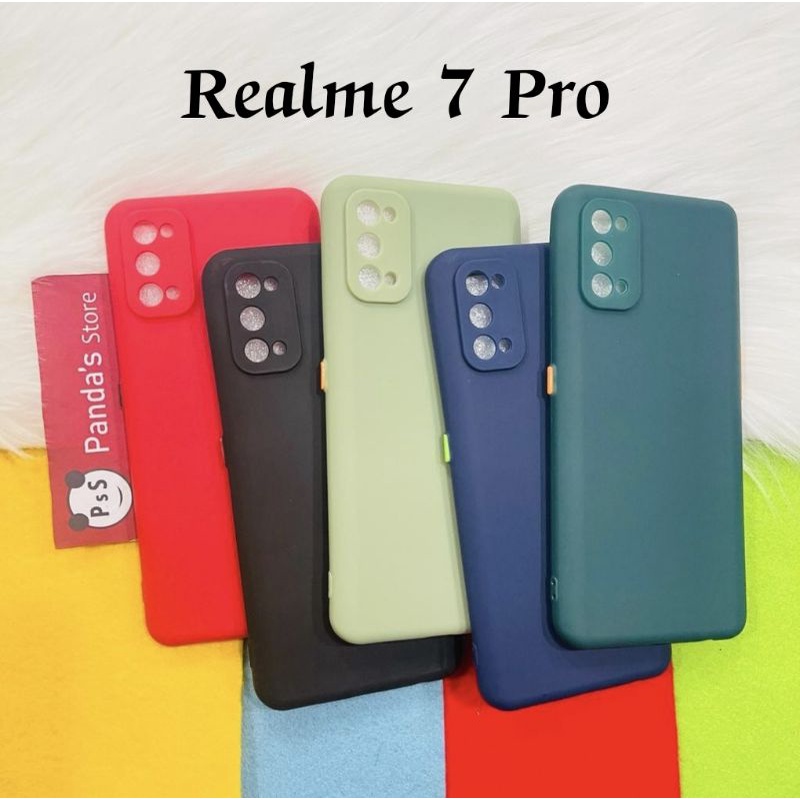 Case Realme 7 Pro Babycase + Pelindung Kamera, Makaron Full Color (PsS)