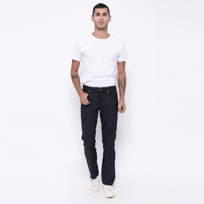 Edwin Celana Jeans Edw-115-06 Regular Fit Pria Panjang Hitam - Hitam, 29