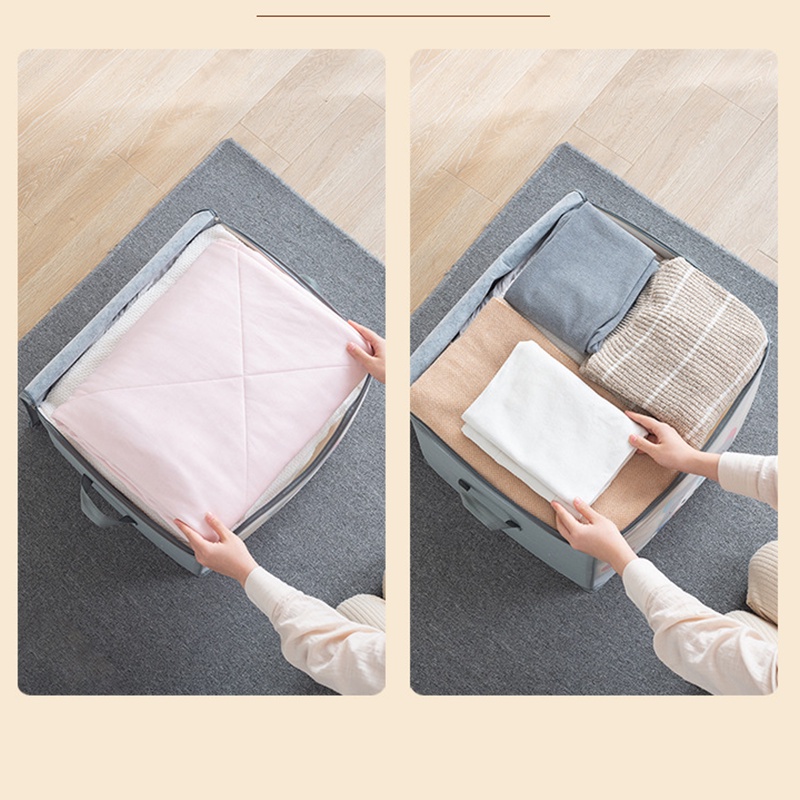 Tas Penyimpanan cloth Selimut organizer Storage Bag Kapasitas Besar pakaian Bag