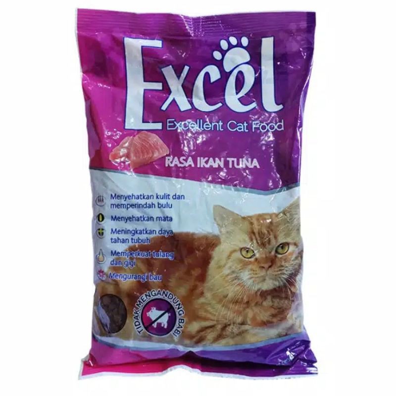 Makanan kucing Excel 500gr