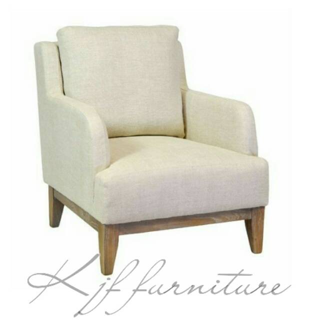 Wing chair sofa single classic 9