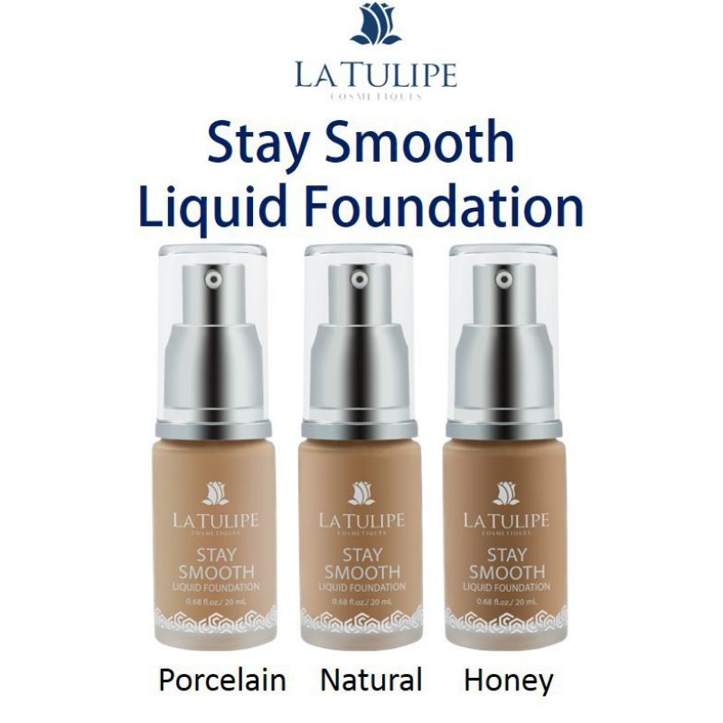 LATULIPE STAY SMOOTH LIQUID FOUNDATION-ALAS BEDAK LATULIPE