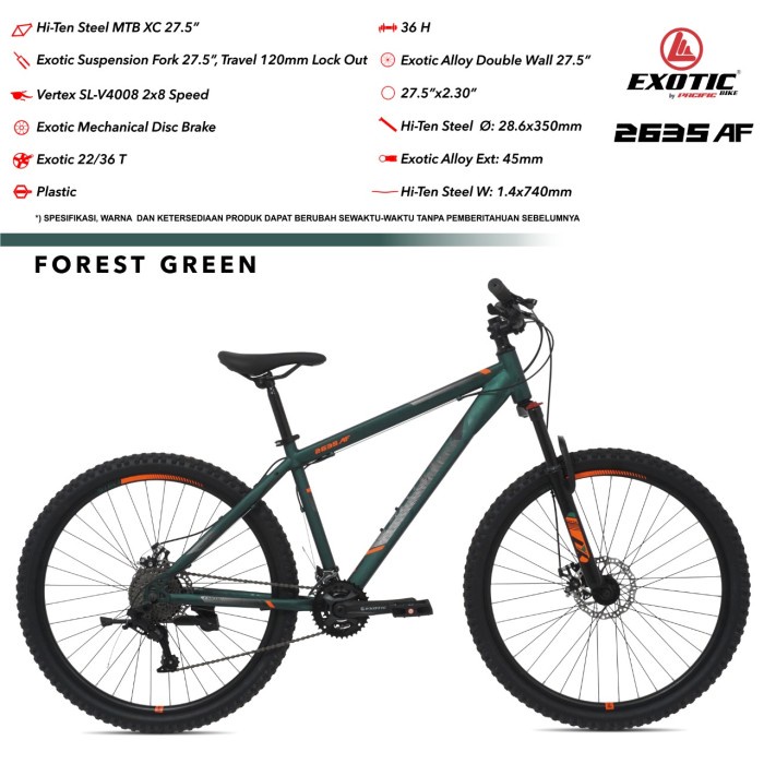 Sepeda Gunung MTB 27.5 Inch Exotic 2635
