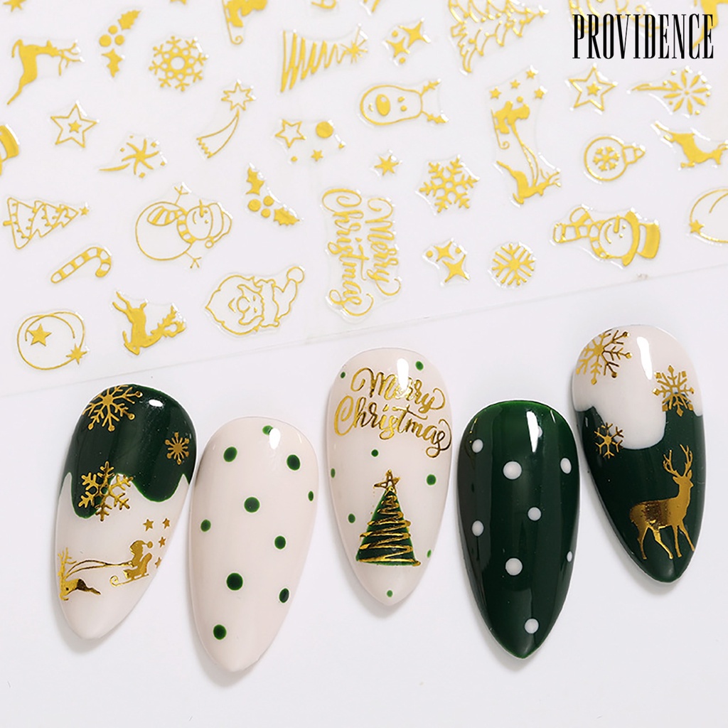 Providence Nail Sticker Stylish Easy to Stick Various Patterns Nail Polish Sticker for Women