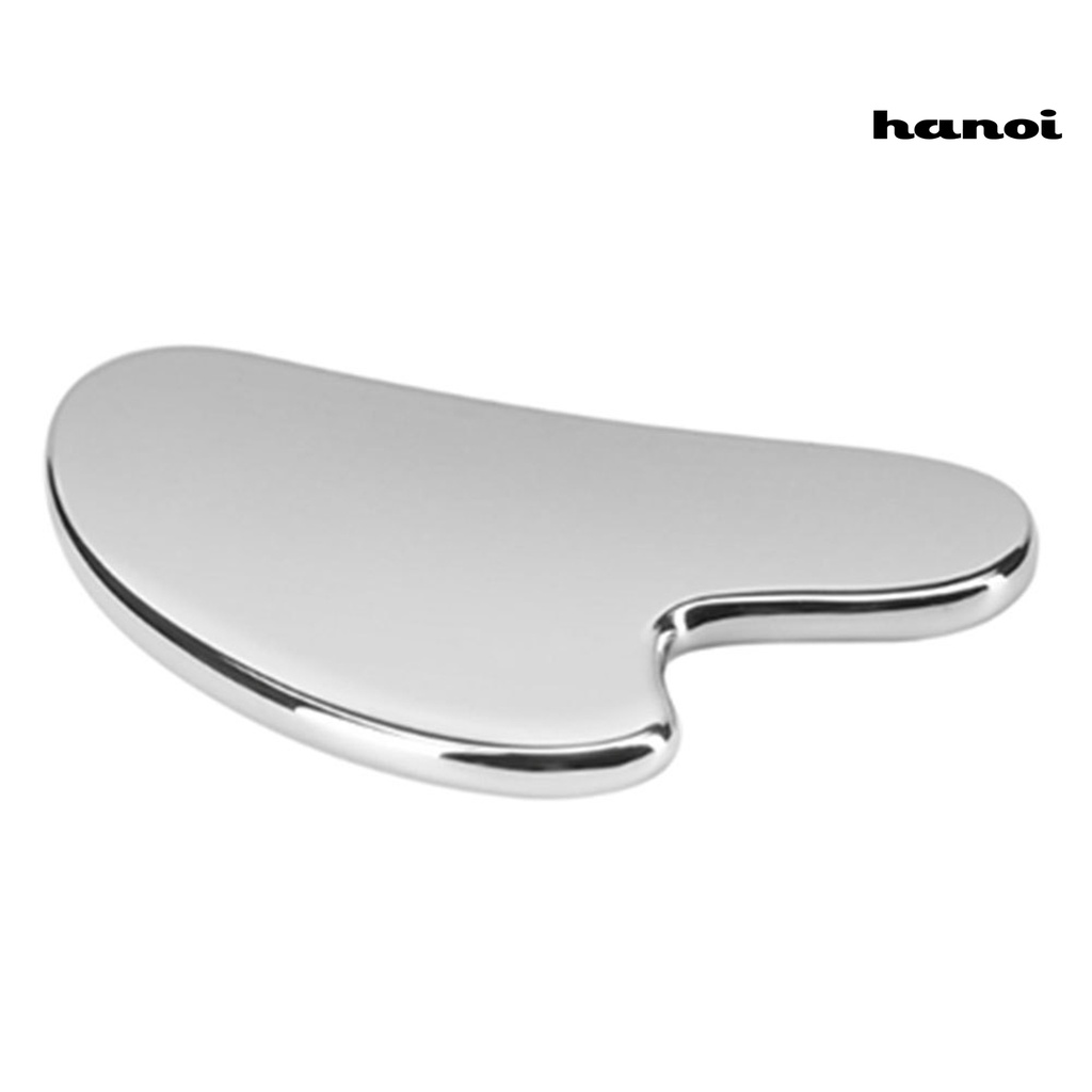 HQTM_Guasha Scraper Heart Shape Wrinkle Removing Skin-Friendly Stainless Steel Skin Massage Relax Guasha Board for Home