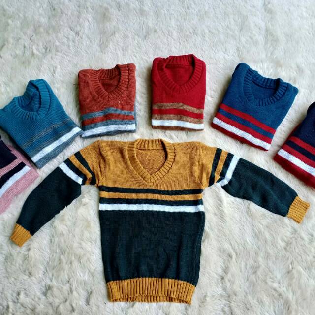 SWITER RAJUT ANAK//1-3 TAHUN.