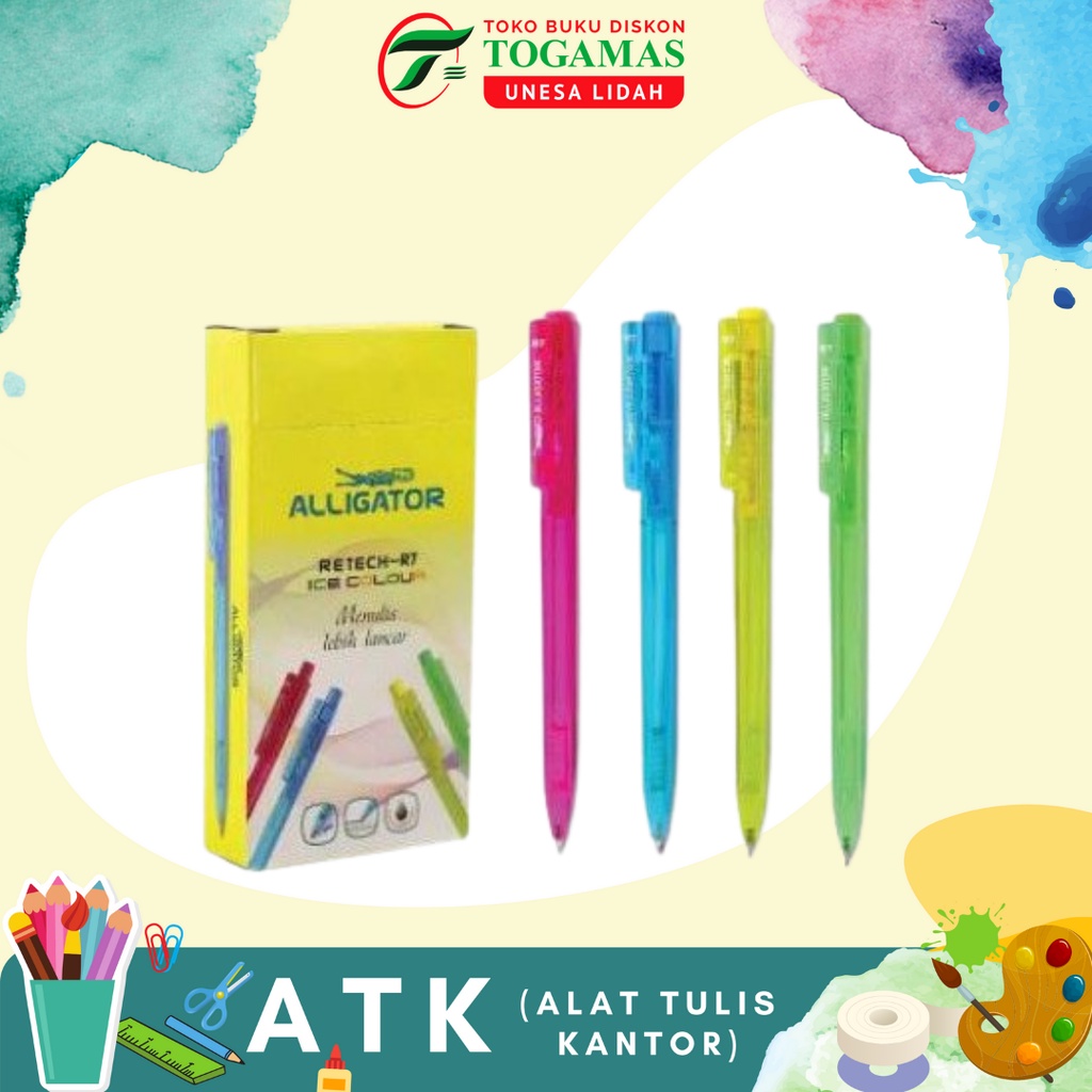 

BALLPEN RETECH R7 548612 ICE COLOR ALLIGATOR (BLACK) / READY STOCK